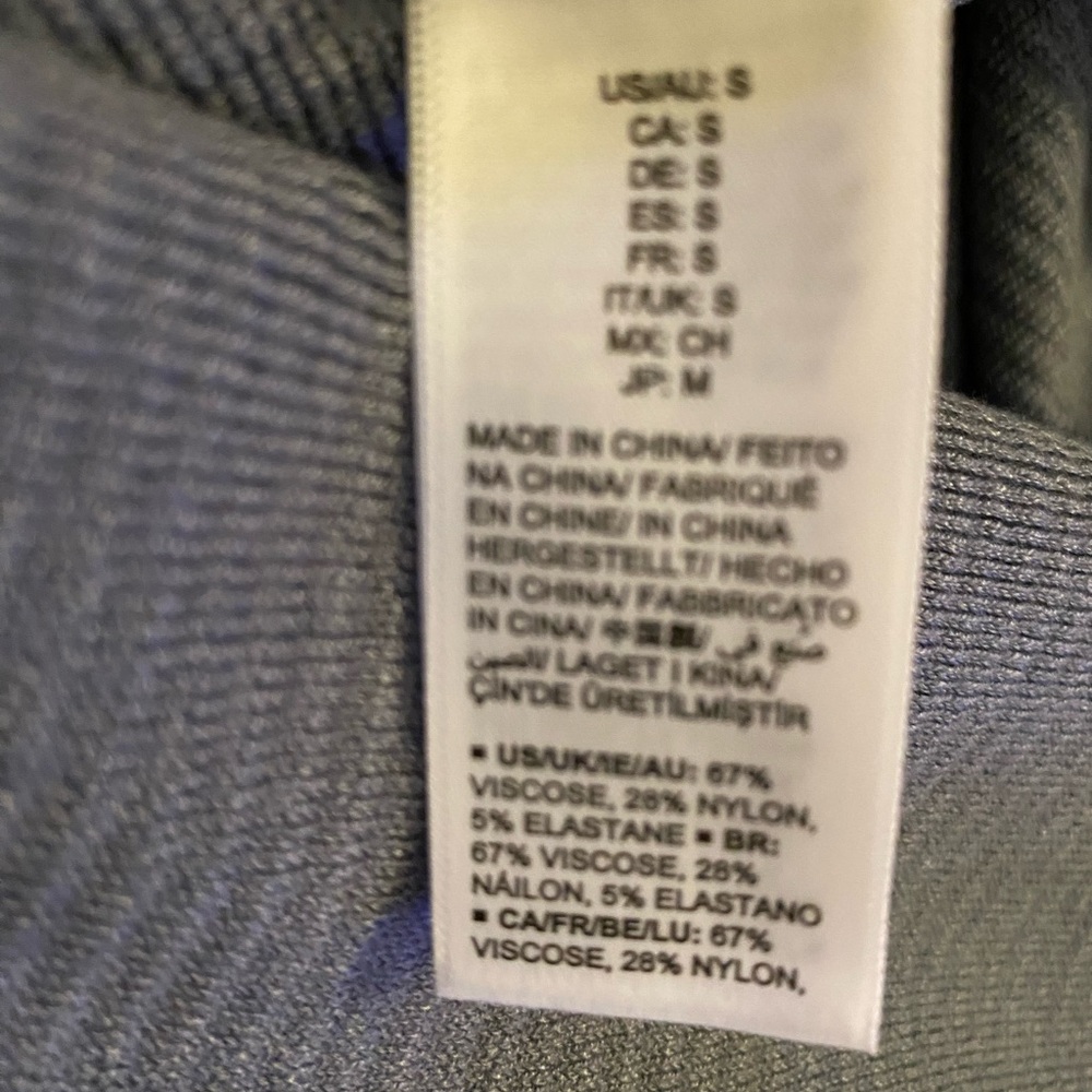 Elegant Grayish  Blue Heavyweight WovenWomen's Skirt - Picture 2 of 5